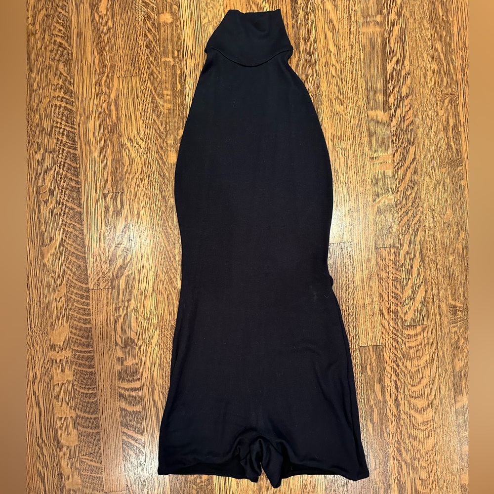ARE YOU AM I HALTER NECK ROMPER